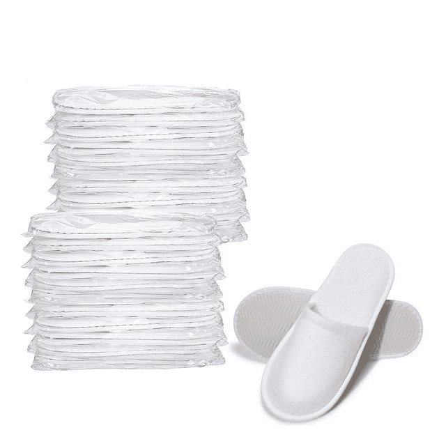 Pantuflas Desechables 28 x 11 cm 20 pares Malubero, Blanco
