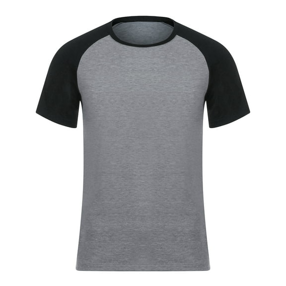 Men's Crew Neck Relax Shirts Dry Fit Moisture Short Sleeve Mesh Athletic T-Shirts For Gym Training Running Workout Jogging