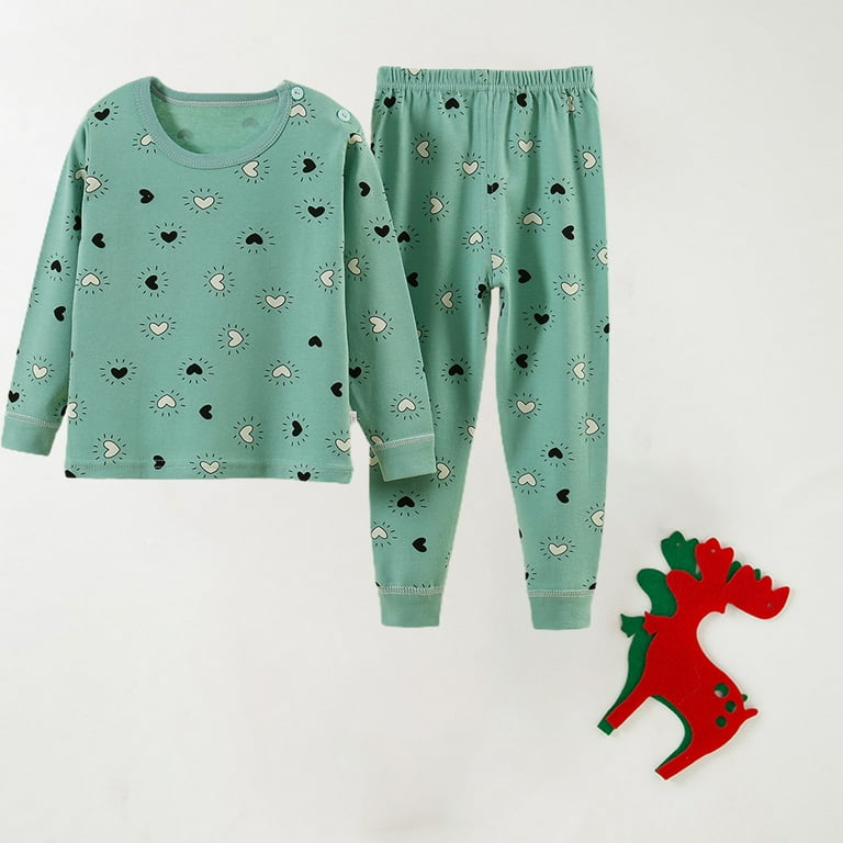 Toddler Pajamas Girls Boys To 12 Years Old German Velvet Thermal
