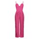 thumbnail image 4 of Gibobby pantalones siameses de pierna ancha Traje casual para mujer Moda de verano Traje de dos piezas de manga corta europeo y americano(Rosa， XXL), 4 of 5