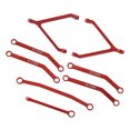 thumbnail image 3 of RC Tiges de Châssis, Résistance à l'Usure de Remplacement RC Barres de Direction Stable Performance pour FCX24 1/24 RC Voiture sur Chenilles Rouge, 3 of 8