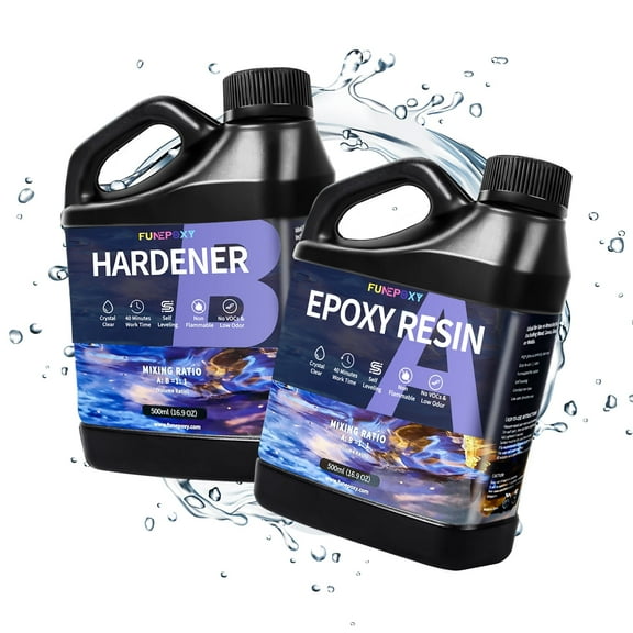 Epoxy Resin 32oz for DIY Jewelry Art Crafts,Durable,Super Glossy,High-Performance Resin Epoxy