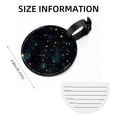thumbnail image 5 of Constellation 2pcs PU Leather Round Bag Tags Suitcase Handbag Tags with Privacy Cover and Name ID Tag for Travel Luggage, Handbags, Backpacks, School Bags, 5 of 6