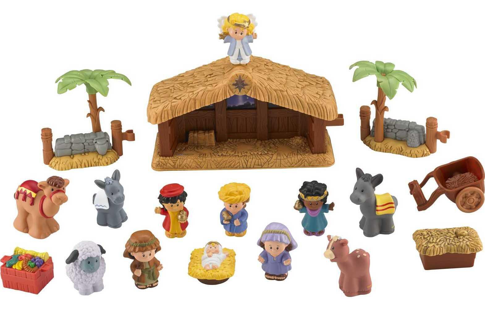 Little People Deluxe Christmas Story, Nativity Playset, Toddler Toys - image 5 of 6