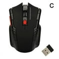 thumbnail image 1 of Wireless Optical Mouse for PC Laptop & Computer Gaming, 2.4GHz USB Receiver, Adjustable 1600 DPI, Ergonomic Scroll Mice for Windows & Linux, 1 of 8