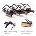 thumbnail image 2 of Wine Rack Stackable, , Metal Copper Wine Holder Storage Free Standing, Tabletop Wine Rack 5 Bottle, Ready Assembled, Easy To Put, 2 of 4