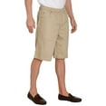 thumbnail image 4 of Turtle Bay New York Men's Stretch Waist Pull On Shorts in Twill Fabric - Free of Buttons & Snaps, 4 of 5