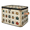 Multicolor 4, variant on ADECORIVY Vintage Christmas Candy Cane Holly Berries Storage Bin with Lid, Decorative Storage Boxes Cube for Shelves, Foldable Storage Baskets Closet Clothes Organizer with Handles