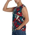 thumbnail image 3 of Goofa Geometric Elements Printed Men's Sleeveless T-Shirt - Athletic Gym Workout Tank Top for Men - Moisture-Wicking, UPF 30+ Quick-Dry Muscle Tee-XX-Large, 3 of 8