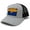 Grey/Black, variant on Arizona Flag Hat for Men and Women – Copper State Snapback Trucker Baseball Cap by International Tie (Black/White)