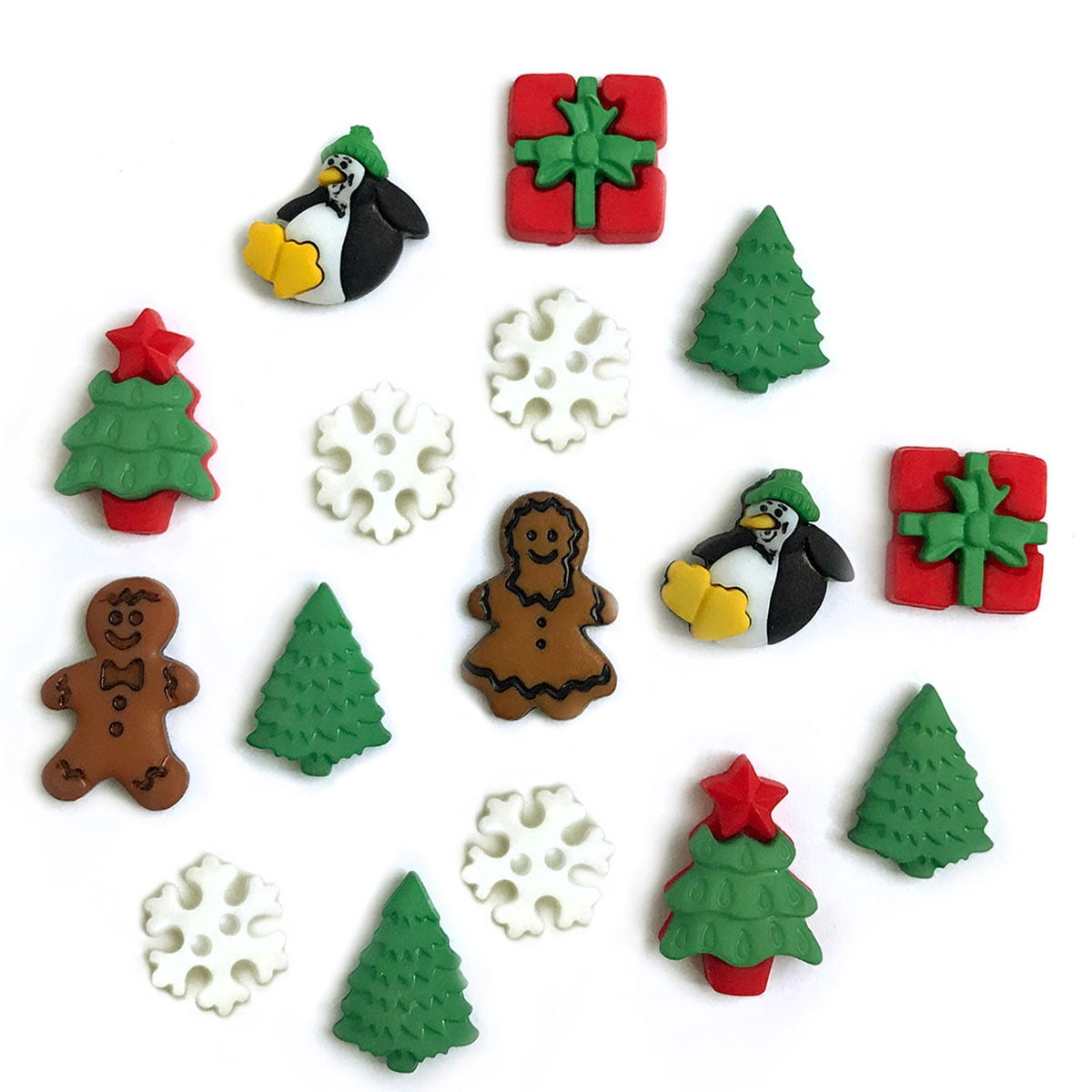 Buttons Galore Christmas Theme Buttons for Crafts and Sewing- Christmas