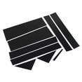 thumbnail image 4 of Side Door Window Cover, Car Window Pillar Sticker 10PCS Anti Aging Bright Black  For Vehicle, 4 of 8