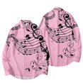 thumbnail image 2 of Camisas Hombre Manga Larga Camisa de hombre 3d Impresión digital Camisa de manga larga Calle al libre (Pink, XL), 2 of 5