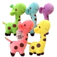 thumbnail image 2 of Jirafa de peluche de juguete, muñeco de peluche suave, animales de dibujos animados, peluches para regalo de cumpleaños, boda, evento, 18 cm/28 cm, 2 of 8