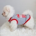 thumbnail image 4 of Pet Vest - Two-Legged Apparel - Fashionable Letter Print - Washable Durable Stylish Cute Design - Pet Vest - Pet Supply, 4 of 8