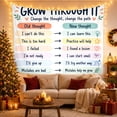 thumbnail image 3 of Grow Through It Chart with Thought Arrows, Inspirational Minimalist Style for Teachers, Classroom Decor, Back to School Gift, Tapestry Wall Hanging for Bedroom and Classroom, 3 of 7