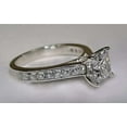 thumbnail image 4 of 3Ct Princess Cut Simulated Diamond Women's Solitaire Engagement Ring 14K White Gold Plated, 4 of 4