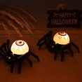 thumbnail image 6 of Fankiway Halloween Eye Light Spider Back Explosion Eye Candle Light Party Mood Decoration Supplies LED Pumpkin Light 2pcs, Halloween Decorations, 6 of 9