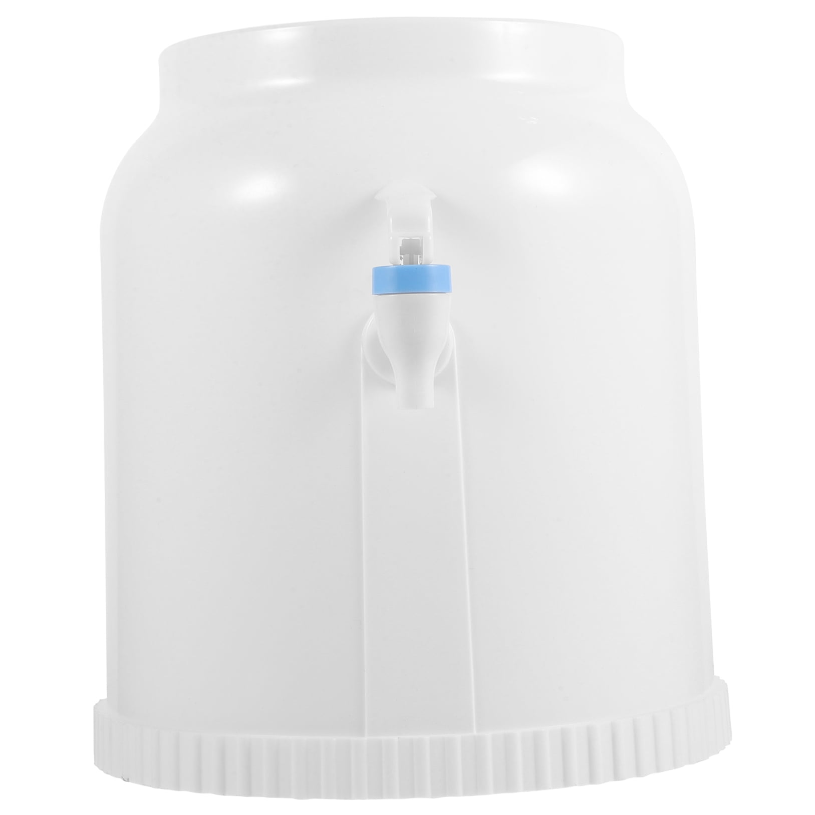 HEMOTON White Mini Water Dispenser for Desk Made of Plastic Holds Bottled Water 2.5L Ideal for Office Use