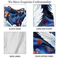 thumbnail image 4 of luoweisi Men's Beach Shorts Quick Dry Swim Trunks with Mesh Lining Peace Dove 2XL, 4 of 5