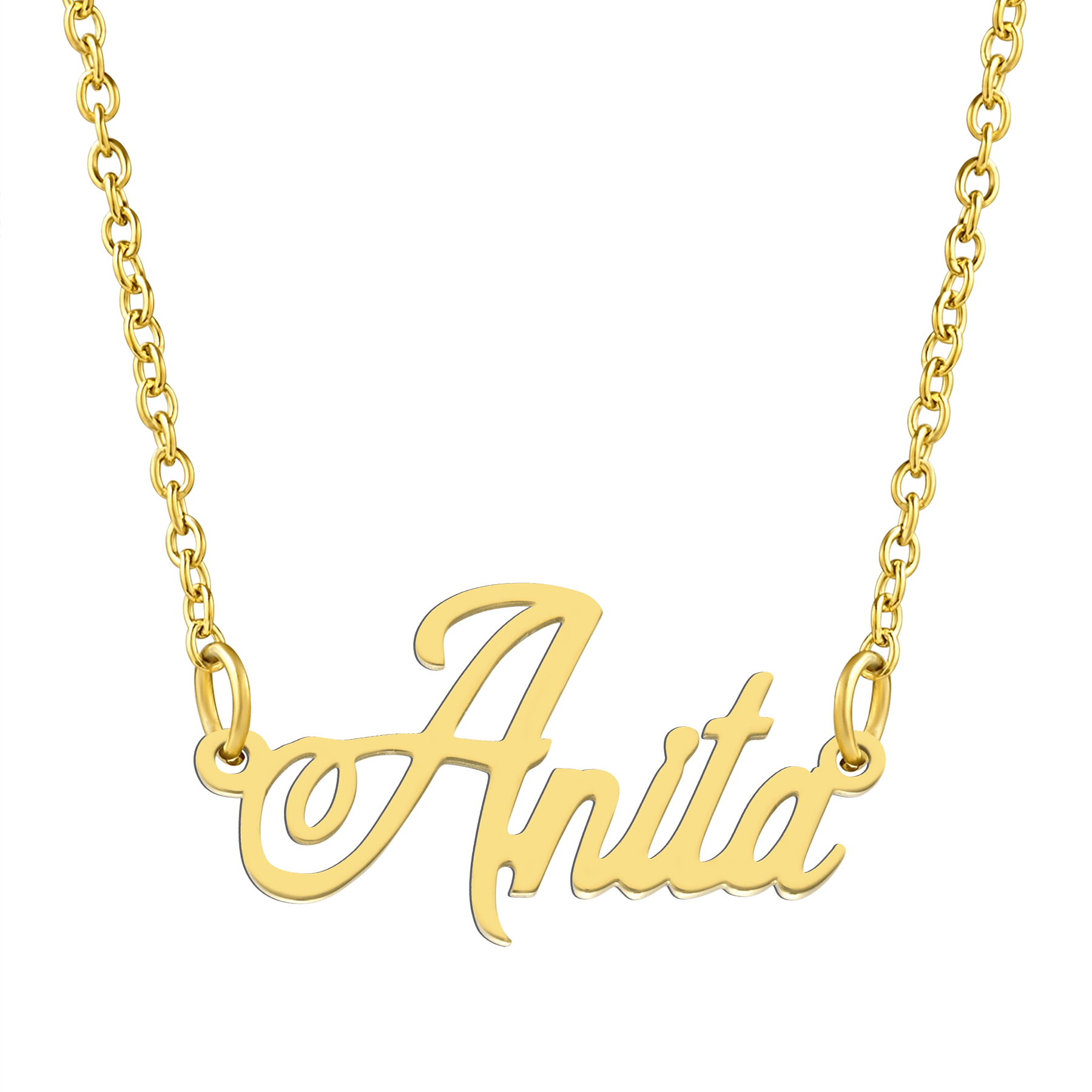KISPER 18K Gold Plated Stainless Steel 