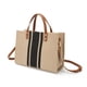 thumbnail image 3 of Bolso de mano para computadora portátil para mujer, se adapta a bolso para computadora portátil de 15,6 pulgadas, bolso grande de lona para trabajo para mujer, bolso de hombro para maletín de computadora, bolso de playa informal, ideal para viajes/uso diario/regalo de cumpleaños oso de fresa Electrónica, 3 of 5