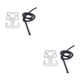 thumbnail image 3 of Naiovety Diving Hook Buckle with Bungee Steel D-Ring Parts Rope Dive Retainer Snorkeling Stainless Equipment Gear Belt Swimming 2piezas, 3 of 6