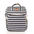 thumbnail image 1 of Mochila Pañalera ISADEN Debug con cambiador cuna color Blanco-Negro, 1 of 6