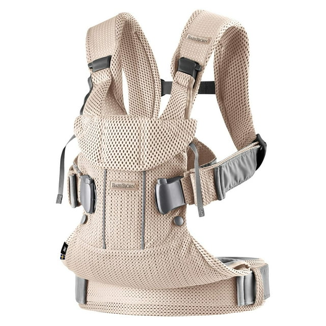 Portabebés BABYBJÖRN Rosa Perlado Malla 3D