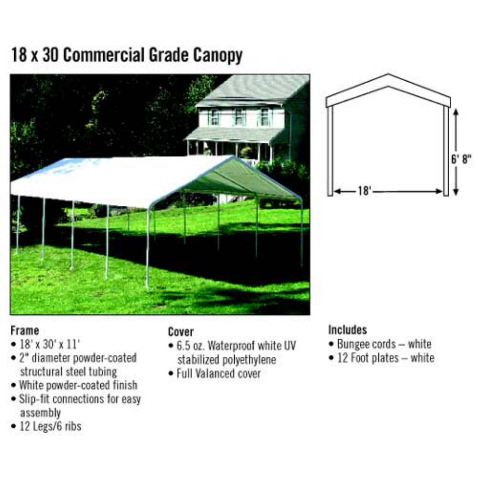 18 x 30 canopy hotsell