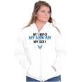 thumbnail image 4 of US Airforce Hero Airman Son Zip Up Hoodie Men's Women's Brisco Brands L, 4 of 6