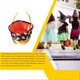 thumbnail image 2 of Bearachild Bolsa de Halloween Poliéster Gran capacidad Presente Aspecto lindo Cubos de vacaciones Decorativos Día de Todos los Bolsas con asa de Almacenamiento y organización del hogar seis Bearachild HA060897-06B, 2 of 6