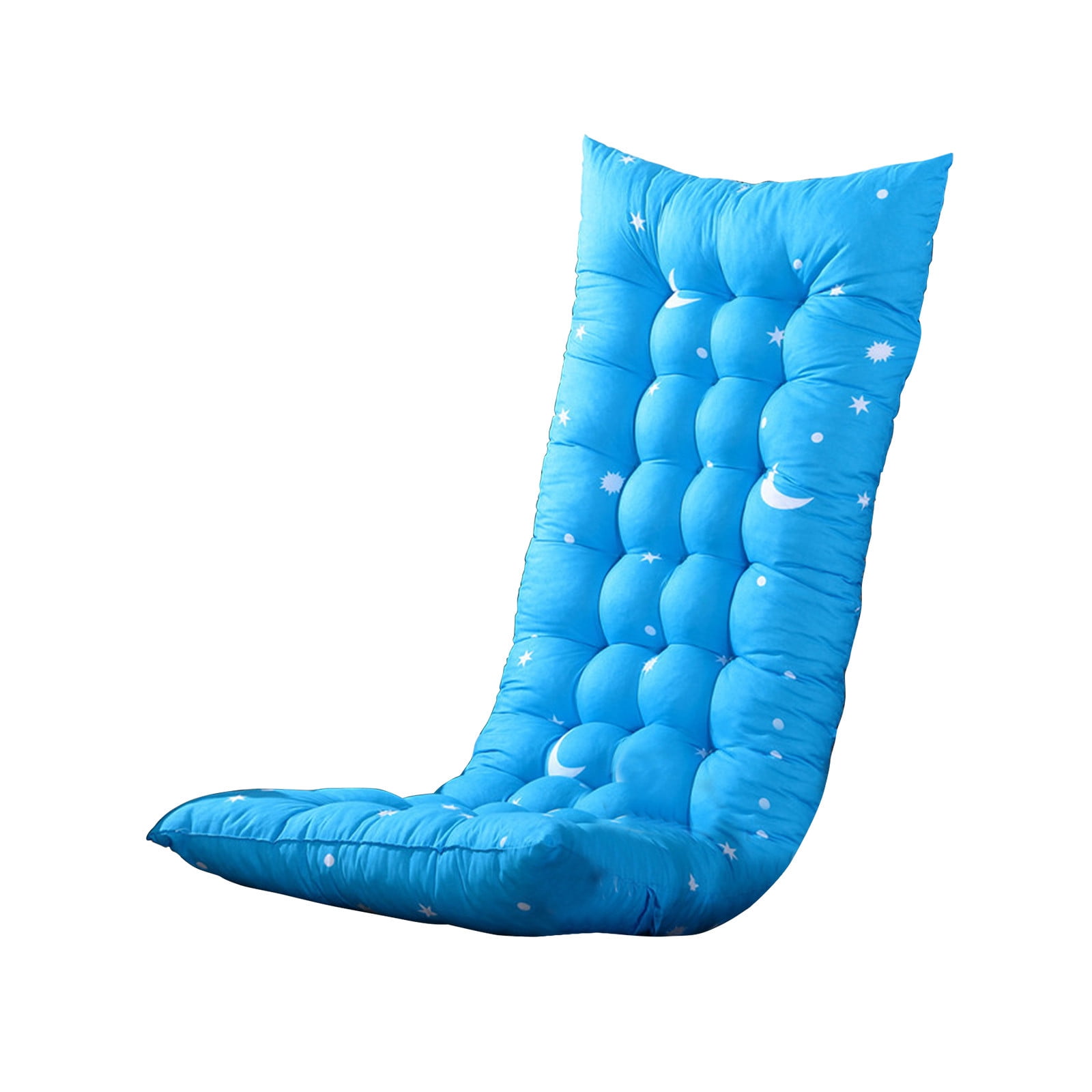 Long Rocking Chair Cushion, Thickened and Non-Slip Patio Cushions for Outdoor Furniture. 15.6X42.9X3.12 Inch Blue