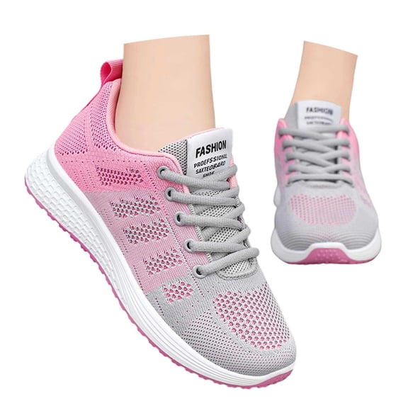 ibiyuan Aerion Shoes for Women Walking Shoes for Women Hands-Free Arch Support Mesh Sneakers for Women Casual Wide Toe Cushion Jogging Tennis Fitness Sneaker Non- Workout Gym Shoes