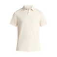 thumbnail image 5 of George Men's & Big Men's Double Knit Polo Shirt with Short Sleeves, Sizes S-3XL, 5 of 5