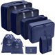 thumbnail image 1 of Juego organizador de viaje de 8 piezas: ¡cubos de embalaje para un viaje eficiente! Bolsa ordenada para zapatos, 1 of 9