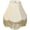 Gold, variant on Scalloped Lamp Shades Fringe Trim, 6"x13"x9.25"(Spider) Bell White LampShades,Replacement Lamps Shade for Table Lamps, Floor Lamps, Easy Assembly