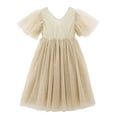 thumbnail image 1 of VBARHMQRT Robes Longues pour Enfants Filles Imprimé Étoile Robe Décontractée Vêtements Grande Fille Été Sans Manches, 1 of 6