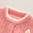 thumbnail image 4 of Esho Girls Button Down Sweaters Cardigan Long Sleeve Knitted Tops Outwear, Size 1-7 Years, 4 of 7