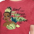 thumbnail image 3 of Disney Princess - Tiana Kind Fierce Brave - Toddler And Youth Short Sleeve Graphic T-Shirt, 3 of 5
