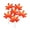 Crimson, variant on Artificial Assorted Fall Maple Leaf Picks, 6-Inch, 6-Count (Crimson)