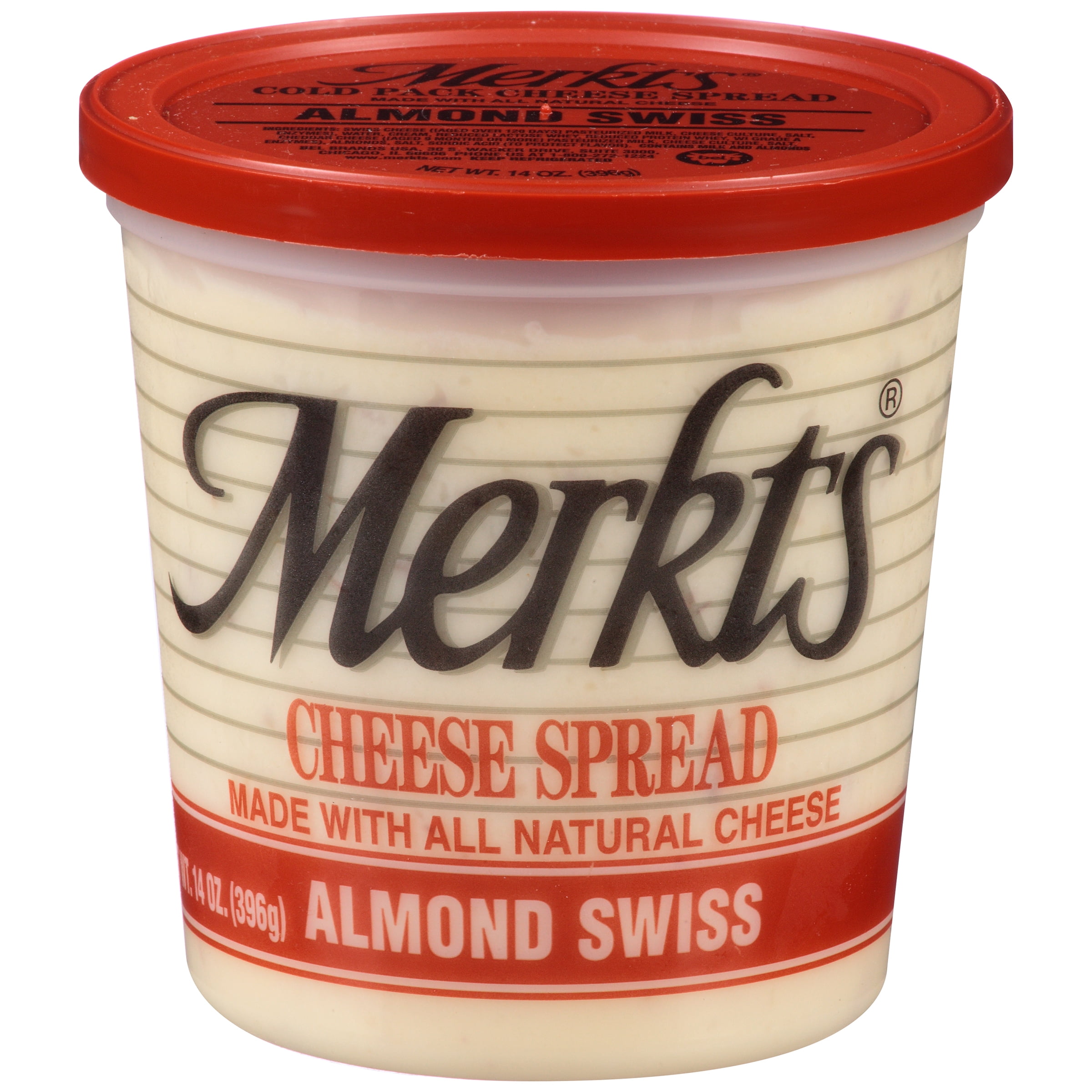 Merkts® Almond Swiss Cheese Spread 14 oz. Tub