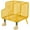 Gold, variant on Sturdy Multi-Tier Desk with Base, Adjustable Shelves for Home Office Storage