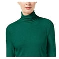 thumbnail image 2 of INC Womens Green Long Sleeve Turtle Neck Top L, 2 of 3