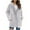Gray, variant on SEMPAI Sherpa Jacket Women Fuzzy Fleece Oversized Open Front Hooded Cardigan Cozy Soft Fluffy Sweater Coats with Pockets