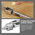 thumbnail image 4 of Stainless Steel Garlic Crusher and Peeler Kitchen Tool Heavy Duty Press for Easy Garlic Crushing, 4 of 6
