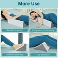 Wedge Pillow for Sleeping, Side Sleeper Body Back Positioners for Back