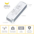 thumbnail image 1 of Armacost Lighting 810240 Alimentation LED 12 Volts, 24 Watts, Blanc, 1 of 5
