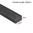thumbnail image 2 of Carbon Fiber Strip Bars 6x10mm 600mm Length Pultruded Carbon Fiber Strips for RC Airplane 1 Pcs, 2 of 3