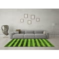 thumbnail image 3 of Ahgly Company Indoor Square Oriental Green Modern Area Rugs, 7' Square, 3 of 4